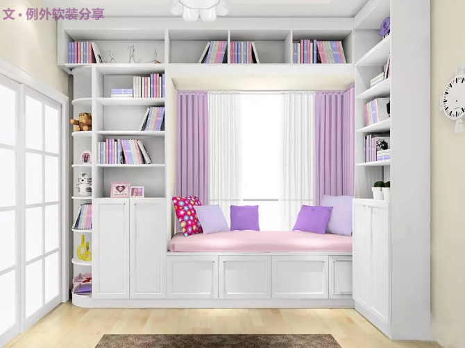 怎么樣設(shè)計多功能飄窗？室內(nèi)設(shè)計師這么做！-別墅設(shè)計,軟裝設(shè)計,室內(nèi)設(shè)計,豪宅設(shè)計,深圳例外軟裝設(shè)計公司