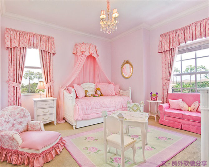國外流行的公主房設(shè)計，大人孩子一起稀罕！