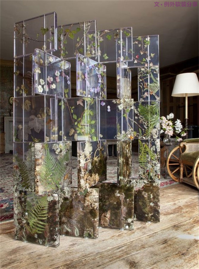 家居搭配中隔而不斷的朦朧美，你家hool得??？