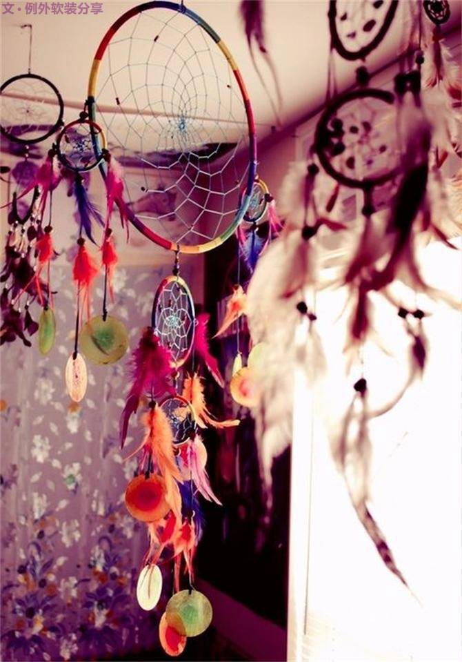 從沒(méi)見(jiàn)過(guò)這樣的捕夢(mèng)網(wǎng)，掛起來(lái)的安眠藝術(shù)！