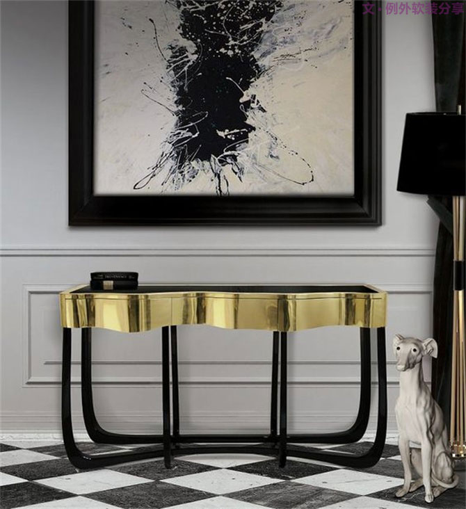 20款玄關(guān)設計，做好進門“關(guān)”，迷死人不償命！-別墅設計,軟裝設計,室內(nèi)設計,豪宅設計,深圳例外軟裝設計公司