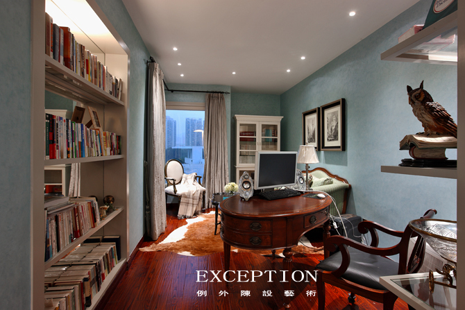 書(shū)房還能這樣設(shè)計(jì)，漲姿勢(shì)了！-別墅設(shè)計(jì),軟裝設(shè)計(jì),室內(nèi)設(shè)計(jì),豪宅設(shè)計(jì),深圳例外軟裝設(shè)計(jì)公司