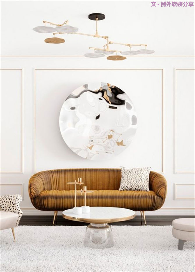 極具設計感的茶幾，給家?guī)聿灰粯拥拿栏校?別墅設計,軟裝設計,室內設計,豪宅設計,深圳例外軟裝設計公司