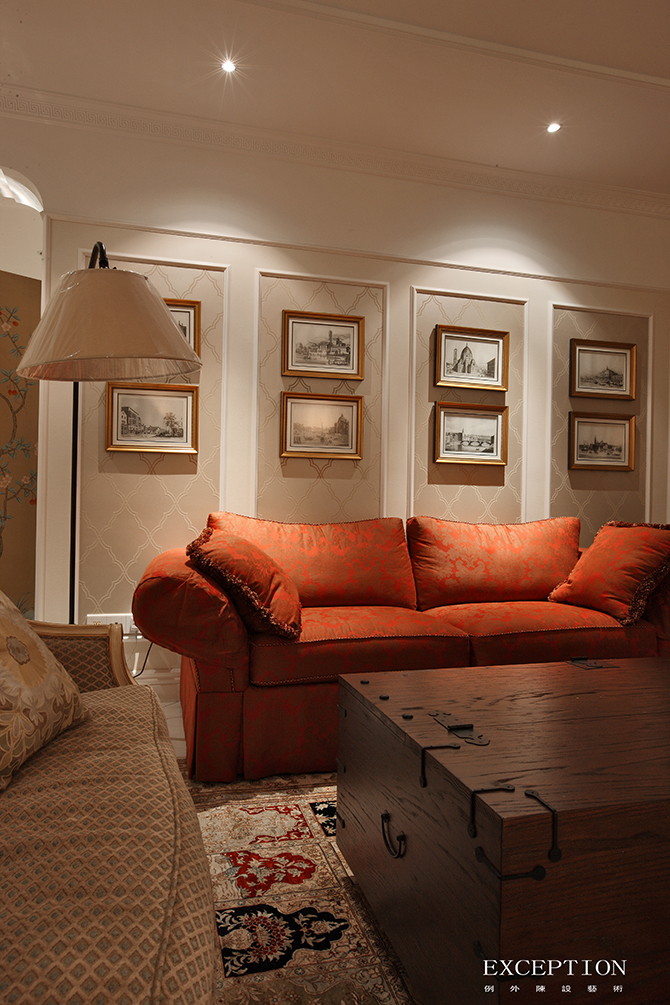 一幅畫讓家驚艷，軟裝設(shè)計師搭配有妙法！-別墅設(shè)計,軟裝設(shè)計,室內(nèi)設(shè)計,豪宅設(shè)計,深圳例外軟裝設(shè)計公司