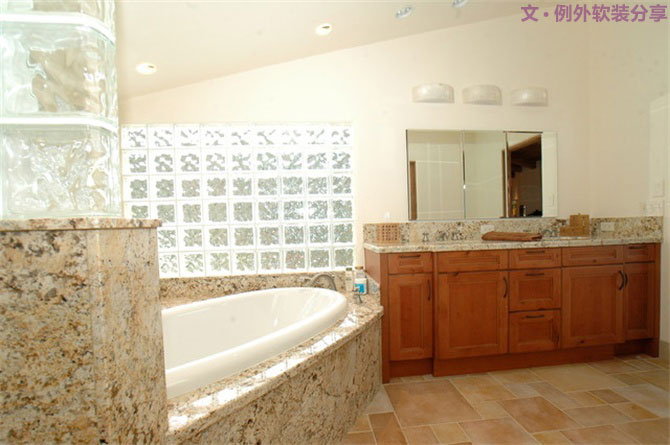 玻璃磚設(shè)計(jì)師這樣用，驚艷了N次！-別墅設(shè)計(jì),軟裝設(shè)計(jì),室內(nèi)設(shè)計(jì),豪宅設(shè)計(jì),深圳例外軟裝設(shè)計(jì)公司