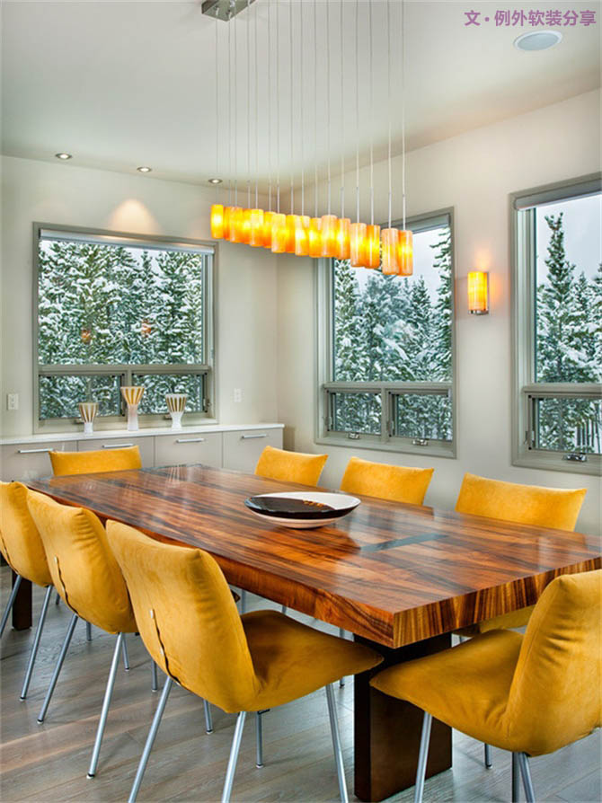 這些自家餐廳設計美得讓你窒息！-別墅設計,軟裝設計,室內設計,豪宅設計,深圳例外軟裝設計公司