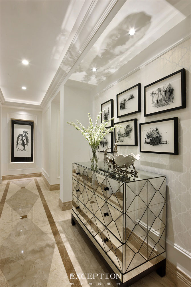 忘不了的眼，一進(jìn)門就震驚了！美到?jīng)]朋友！-別墅設(shè)計,軟裝設(shè)計,室內(nèi)設(shè)計,豪宅設(shè)計,深圳例外軟裝設(shè)計公司