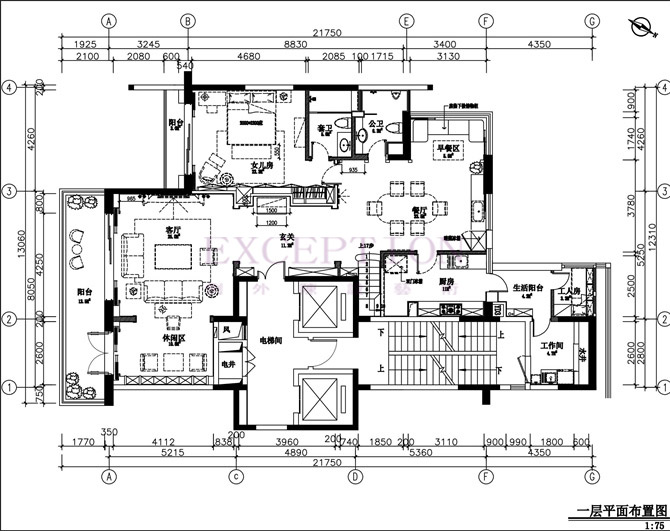 【新簽約】鯨山九期復(fù)式軟裝設(shè)計-別墅設(shè)計,軟裝設(shè)計,室內(nèi)設(shè)計,豪宅設(shè)計,深圳例外軟裝設(shè)計公司