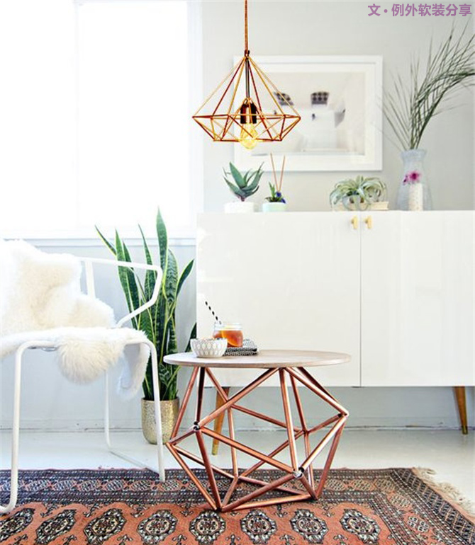 冰冷堅硬的“鐵家伙”，室內設計中玩轉炫金屬風！-別墅設計,軟裝設計,室內設計,豪宅設計,深圳例外軟裝設計公司