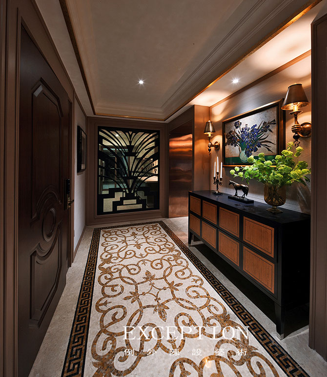 忘不了的眼，一進(jìn)門就震驚了！美到?jīng)]朋友！-別墅設(shè)計,軟裝設(shè)計,室內(nèi)設(shè)計,豪宅設(shè)計,深圳例外軟裝設(shè)計公司