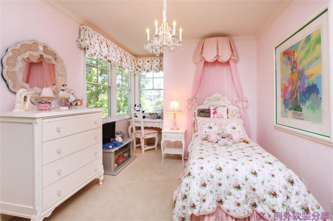 國外流行的公主房設(shè)計，大人孩子一起稀罕！-別墅設(shè)計,軟裝設(shè)計,室內(nèi)設(shè)計,豪宅設(shè)計,深圳例外軟裝設(shè)計公司