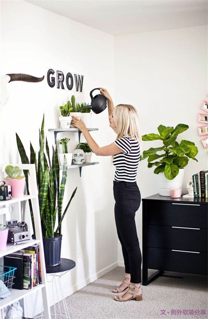 家里植物這樣擺，打造”另類(lèi)“居室（一）-別墅設(shè)計(jì),軟裝設(shè)計(jì),室內(nèi)設(shè)計(jì),豪宅設(shè)計(jì),深圳例外軟裝設(shè)計(jì)公司