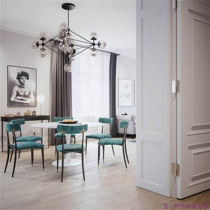 Mitar Mrkela設(shè)計師打造優(yōu)雅復(fù)古公寓-別墅設(shè)計,軟裝設(shè)計,室內(nèi)設(shè)計,豪宅設(shè)計,深圳例外軟裝設(shè)計公司