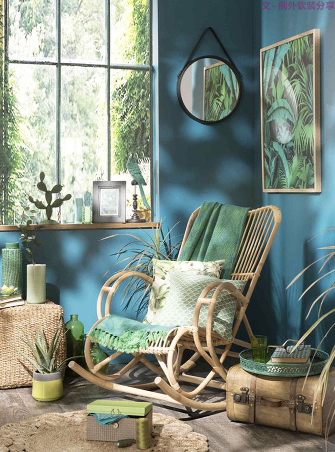 養(yǎng)不活仙人掌，卻硬生生把家里變成了小森林！-別墅軟裝設(shè)計,軟裝設(shè)計,室內(nèi)軟裝設(shè)計,室內(nèi)設(shè)計,豪宅設(shè)計,深圳例外軟裝設(shè)計公司