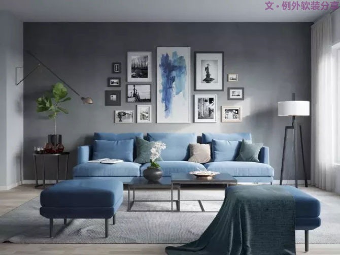 絕色搭配！這才是高級(jí)灰應(yīng)有的姿態(tài)！-別墅設(shè)計(jì),軟裝設(shè)計(jì),室內(nèi)設(shè)計(jì),豪宅設(shè)計(jì),深圳例外軟裝設(shè)計(jì)公司