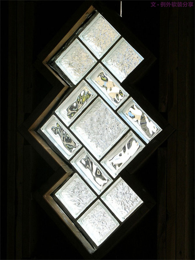 玻璃磚設(shè)計(jì)師這樣用，驚艷了N次！-別墅設(shè)計(jì),軟裝設(shè)計(jì),室內(nèi)設(shè)計(jì),豪宅設(shè)計(jì),深圳例外軟裝設(shè)計(jì)公司