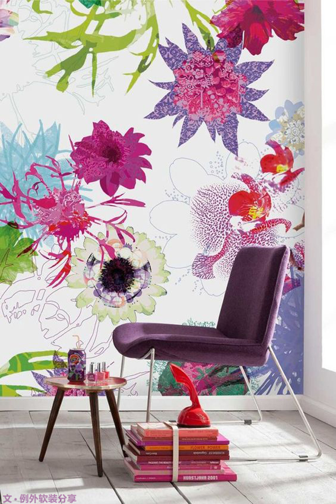 你家墻面還在留白？現(xiàn)在都流行這么玩，美爆了！-別墅設(shè)計(jì),軟裝設(shè)計(jì),室內(nèi)設(shè)計(jì),豪宅設(shè)計(jì),深圳例外軟裝設(shè)計(jì)公司