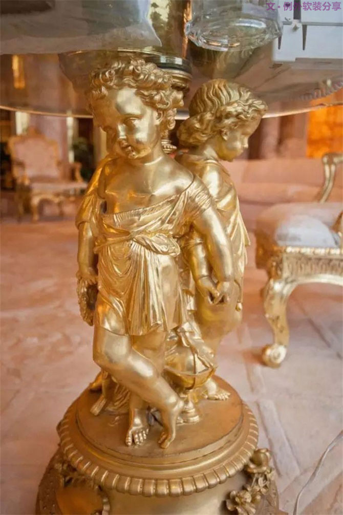 川普是土豪的美國(guó)總統(tǒng)？洛可可風(fēng)亮瞎你雙眼-別墅設(shè)計(jì),軟裝設(shè)計(jì),室內(nèi)設(shè)計(jì),豪宅設(shè)計(jì),深圳例外軟裝設(shè)計(jì)公司