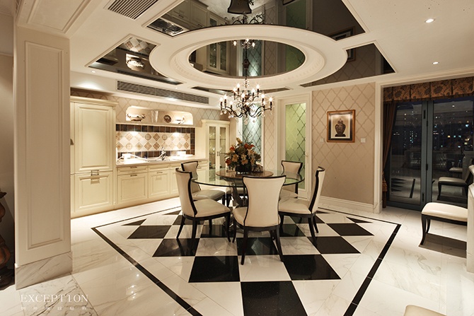 這些自家餐廳設計美得讓你窒息！-別墅設計,軟裝設計,室內設計,豪宅設計,深圳例外軟裝設計公司