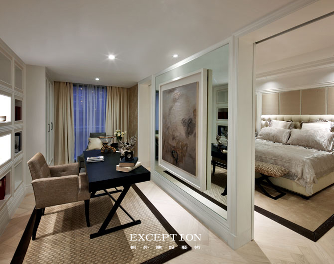 書(shū)房還能這樣設(shè)計(jì)，漲姿勢(shì)了！-別墅設(shè)計(jì),軟裝設(shè)計(jì),室內(nèi)設(shè)計(jì),豪宅設(shè)計(jì),深圳例外軟裝設(shè)計(jì)公司