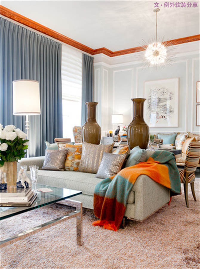 室內設計師大膽用色裝飾房間！-別墅設計,軟裝設計,室內設計,豪宅設計,深圳例外軟裝設計公司