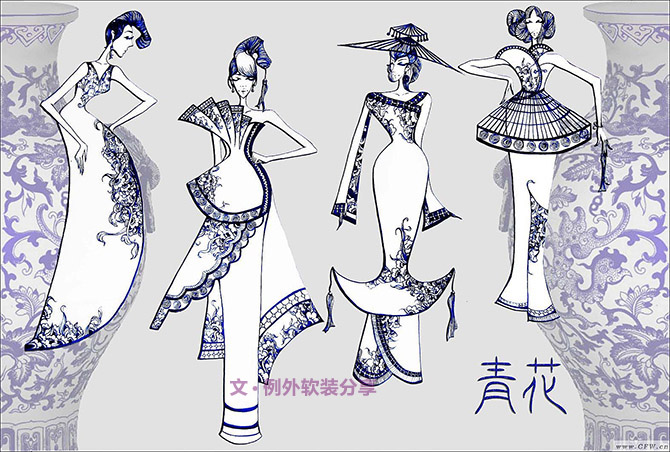 【創(chuàng)意設計】大美青花--看潮流如何解讀傳統(tǒng)-別墅設計_軟裝設計_室內(nèi)設計_豪宅設計-深圳例外軟裝設計公司