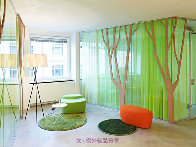 蘇黎世創(chuàng)意設(shè)計辦公室，工作再忙也來勁-別墅設(shè)計_軟裝設(shè)計_室內(nèi)設(shè)計_豪宅設(shè)計-深圳例外軟裝設(shè)計公司