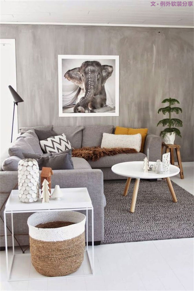 水泥墻已經(jīng)被設計師玩壞了，下輩子我也要做設計師！-別墅設計,軟裝設計,室內(nèi)設計,豪宅設計,深圳例外軟裝設計公司