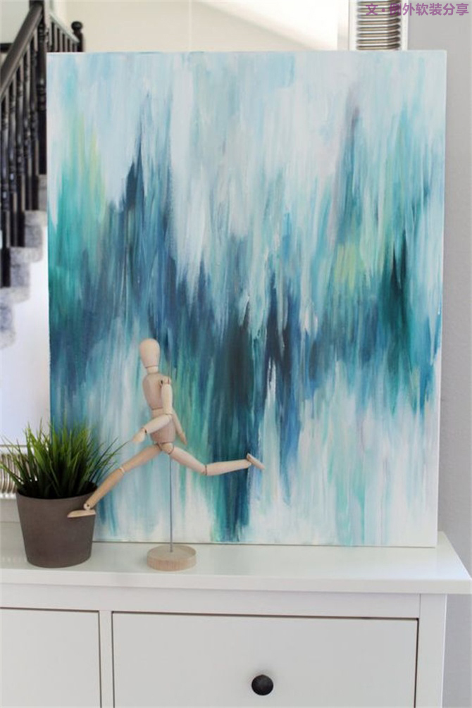 一幅畫讓家驚艷，軟裝設(shè)計師搭配有妙法！-別墅設(shè)計,軟裝設(shè)計,室內(nèi)設(shè)計,豪宅設(shè)計,深圳例外軟裝設(shè)計公司