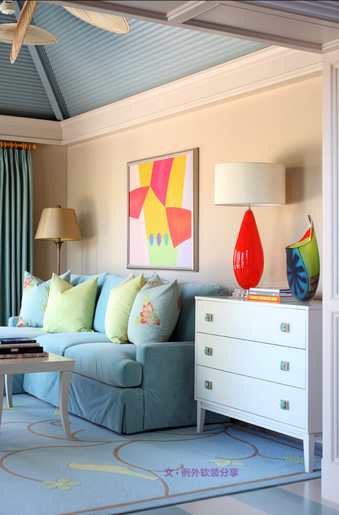 俄亥俄州軟裝設(shè)計(jì)清新海洋之家-別墅設(shè)計(jì)_軟裝設(shè)計(jì)_室內(nèi)設(shè)計(jì)_豪宅設(shè)計(jì)-深圳例外軟裝設(shè)計(jì)公司