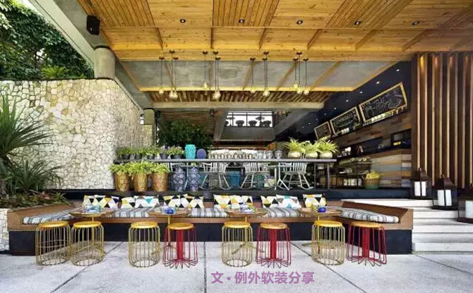 熱帶景觀生態(tài)餐廳，讓你未吃先醉-別墅設(shè)計(jì),軟裝設(shè)計(jì),室內(nèi)設(shè)計(jì),豪宅設(shè)計(jì),深圳例外軟裝設(shè)計(jì)公司