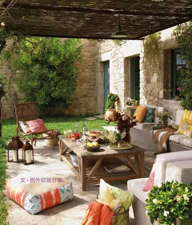 這樣的庭院美得像幅畫(huà)！-別墅設(shè)計(jì),軟裝設(shè)計(jì),室內(nèi)設(shè)計(jì),豪宅設(shè)計(jì),深圳例外軟裝設(shè)計(jì)公司