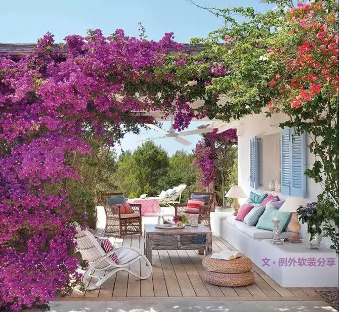 這樣的庭院美得像幅畫(huà)！-別墅設(shè)計(jì),軟裝設(shè)計(jì),室內(nèi)設(shè)計(jì),豪宅設(shè)計(jì),深圳例外軟裝設(shè)計(jì)公司