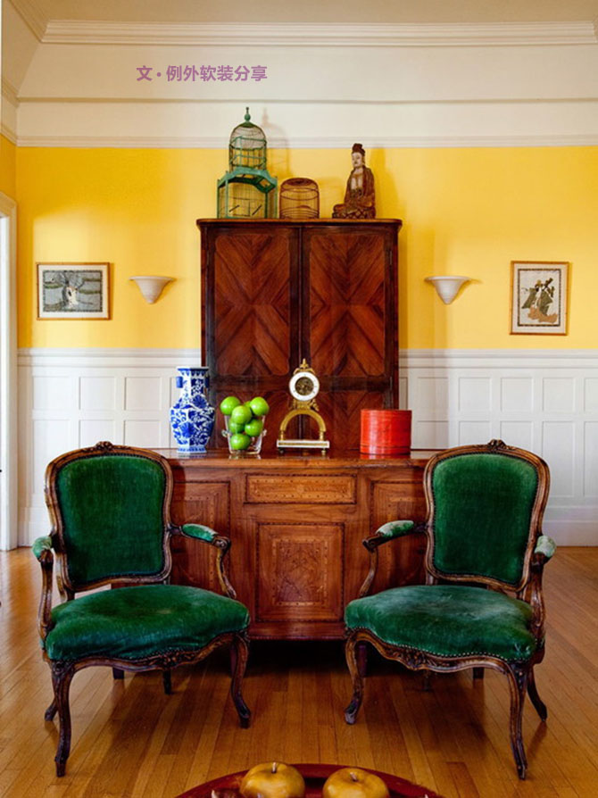 霸占視覺的綠色椅子【精選軟裝設計】-別墅設計,軟裝設計,室內(nèi)設計,豪宅設計,深圳例外軟裝設計公司