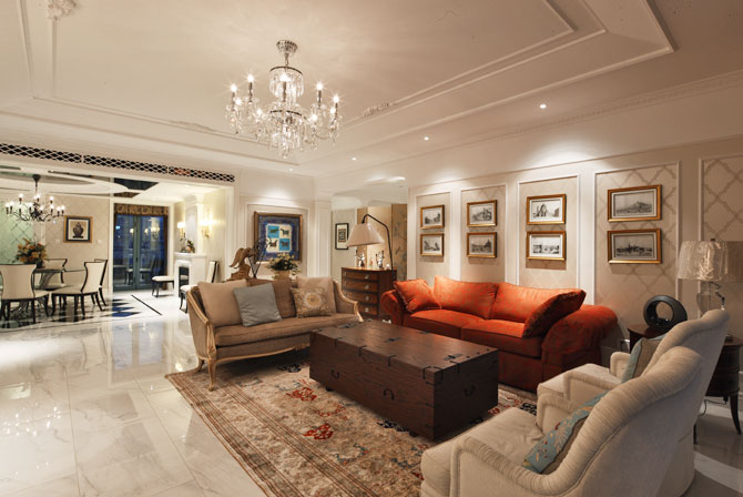 浪漫滿屋--浪琴半島花園簡(jiǎn)歐軟裝設(shè)計(jì)