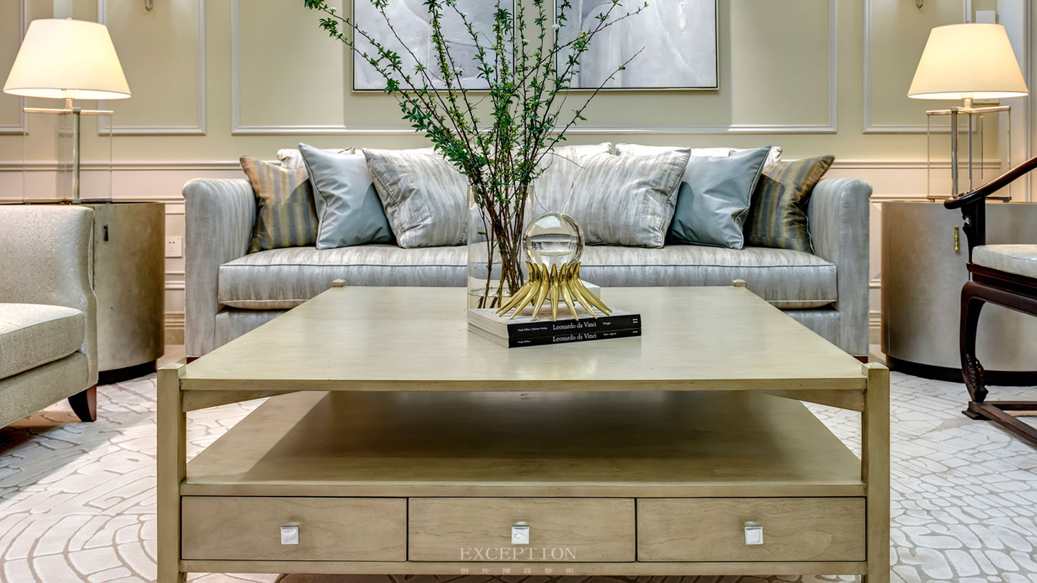 別墅軟裝設(shè)計(jì)、深圳軟裝設(shè)計(jì)、深圳軟裝公司、深圳別墅設(shè)計(jì)-例外（香港）國(guó)際陳設(shè)藝術(shù)顧問有限公司