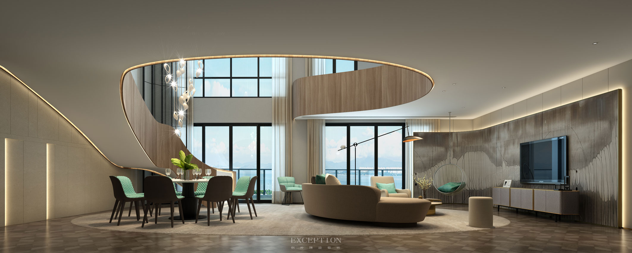 別墅軟裝設(shè)計、深圳軟裝設(shè)計、深圳軟裝公司、深圳別墅設(shè)計-例外（香港）國際陳設(shè)藝術(shù)顧問有限公司