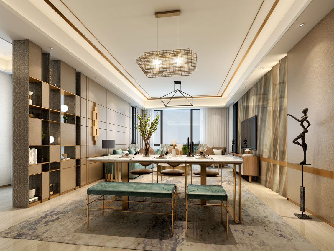 桂林香檳小鎮(zhèn)4B戶型效果圖設(shè)計