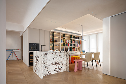 深圳灣210㎡多巴胺時尚個性家，藝術又自由！